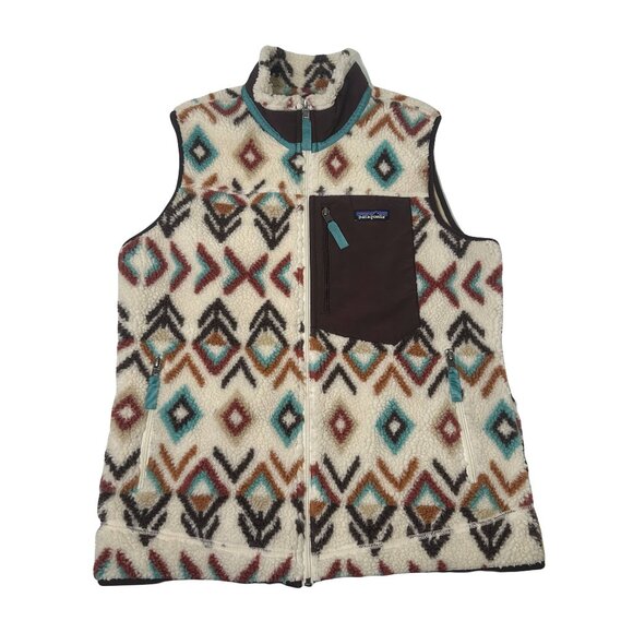Patagonia Other - Patagonia Sherpa Pattern Vest L